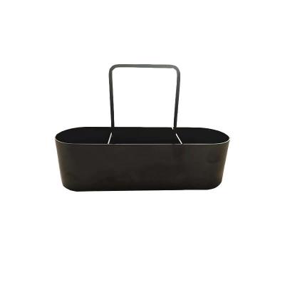 Custom Heavy-Duty Metal Sink Organizer Black Multi-Purpose Storage Basket for Kitchen and Bath Производитель